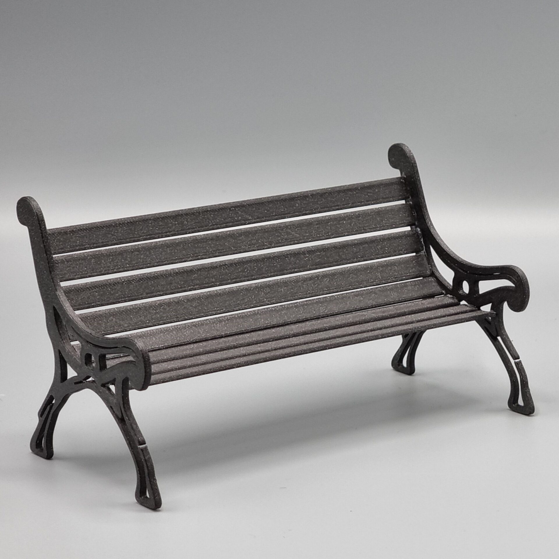 3D výtisk miniatury lavičky