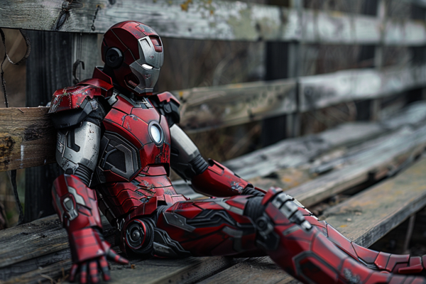 3D Tisk - Cosplay IRONMAN Cosplay postavy IRONMAN z filmů od studia Marvel plně 3D vytisknuto