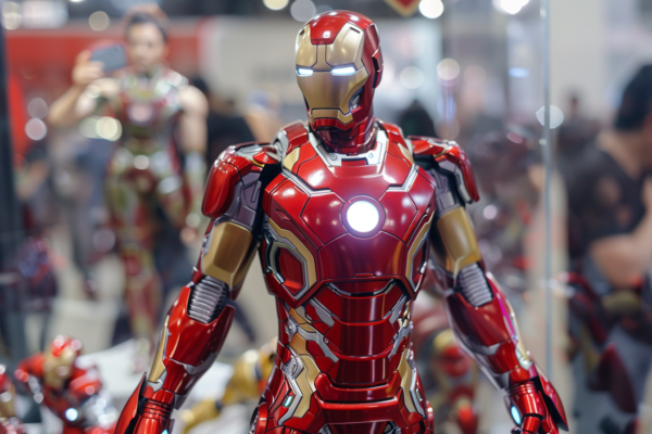 3D Tisk figurka IRON-MAN Sběratelská figurka postavy IRON-MAN z filmů od studia Marvel